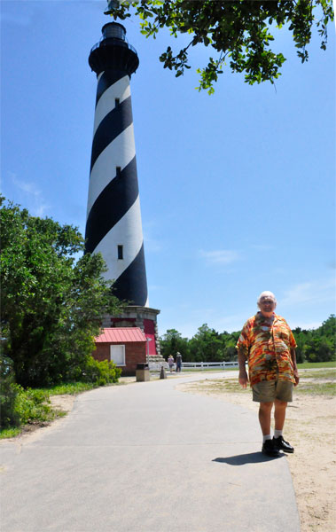 Lee Duquette at the Cape Hatteras Lighthouse